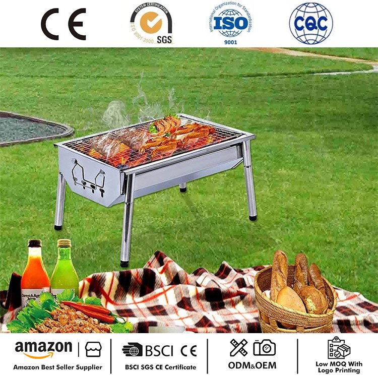 पोर्टेबल BBQ ग्रिल लहान कॅम्पिंग ग्रिल